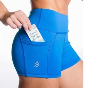 P’tula Tracy Power Short Azure Blue